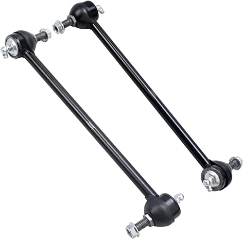 Image of Detroit Axle - AWD Front 6pc Struts Kit for 05-07 Ford Five Hundred Mercury Montego, 2 Struts & Coil Spring 2 Sway Bar Links 2 Outer Tie Rods 2005 2006 2007 Replacement Suspension