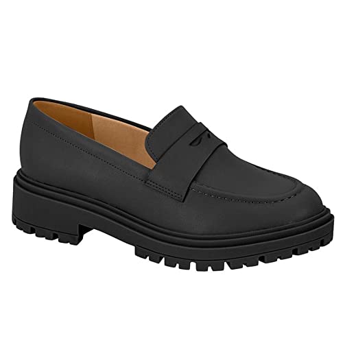Boat Shoe,Casual,Vizzano,Feminino,PRETO/PRETO, 37