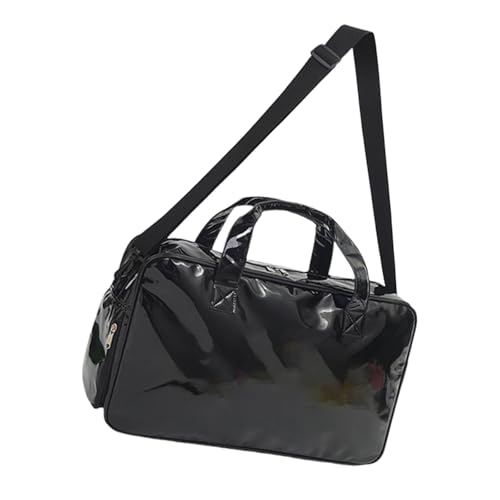 Sac de voyage polyvalent noir avec compartiment chaussures imperméable