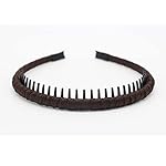 4pcs Hairbands for Women, Non-Slip Zig Zag Headbands, Adjustable Teeth Comb Hair Hoop, Daily Use, Yoga, Spa, Parties, Resin Cotton Blend - Image 5
