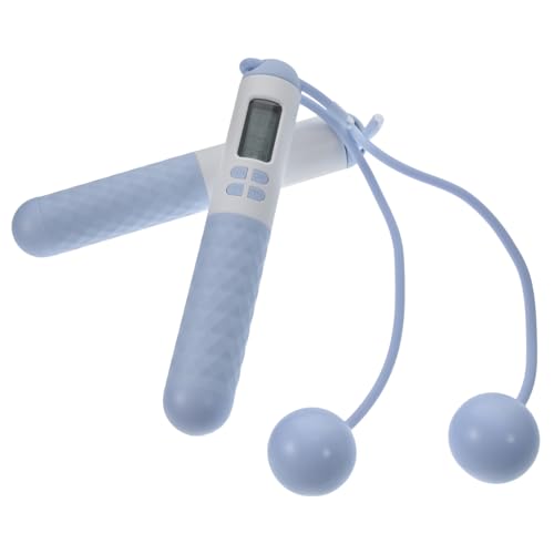 Alipis 負重付きコードレスジャンプロープ デジタルカウンター搭載 滑り止めハンドル採用 耐久素材使用 フィットネス トレーニング向け 男