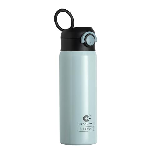 Image of CLAY CRAFT VACBOTT Sonic Pro Double Wall|18 Hours Hot and 24 Hours Cold Water Bottle Vacuum Insulated Flask Bottle|550ml, 1Pcs, Bottle for Home, Office|BPA-Free|BIS Certified|1Year Limited Warranty