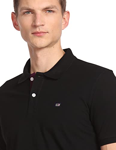 Arrow-Sports-Mens-Solid-Regular-Fit-T-Shirt-ASCTTS3541Black-XL