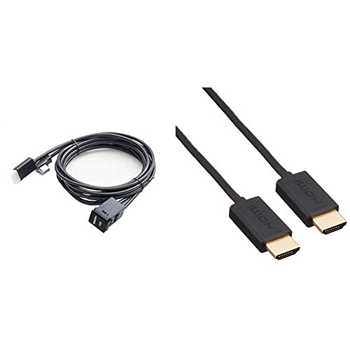 ALPINE(アルパイン) トヨタ車用ビルトインUSB/HDMI接続ユニット (1.75mケーブル) KCU-Y63HU & ビルトインUSB/HDMI接続ユニット用 iPod/iPhone接続HDMIケーブル KCU-G60I【セット買い】