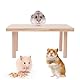 Vimmvid Hamster Plattform, Hamster Zubehör, Hamsterkäfig Hamsterhaus Nager Zubehör Kletterplattform Eichhörnchen Schlafplattform Für Rennmaus, Chinchilla