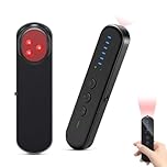 Upgraded Hidden Camera Detector, AI-Powered Anti-Spy Device, GPS Tracker & Bug Detector, Portable RF Signal Scanner for Hotels, Travel, Home & Office (Black 1)