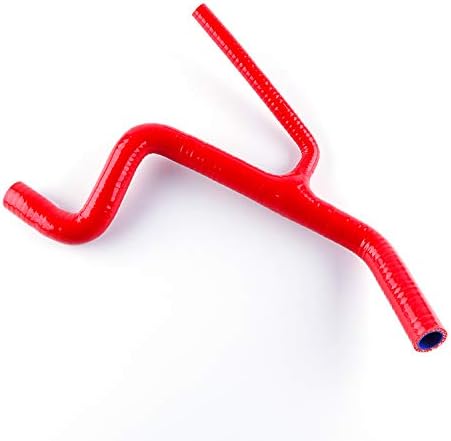 3 Layer Radiator Heater Ancillary Hose Silicone Radiator Coolant Hose Kit Compatible with VW Golf MK3 VR6 2.8 V6 1994-1998 1995 1996 (red)
