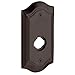 Baldwin R028.PV Pair of 5.65" Height Bethpage Privacy Rosettes, Venetian Bronze