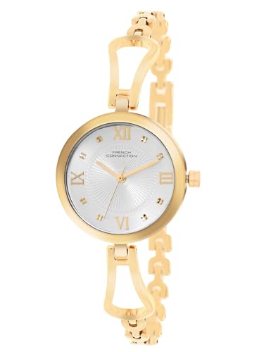 French Connection Analog Silver Dial Womens Watch-FCN081GM (B0D78LGBGK) Amazon Price History, Amazon Price Tracker
