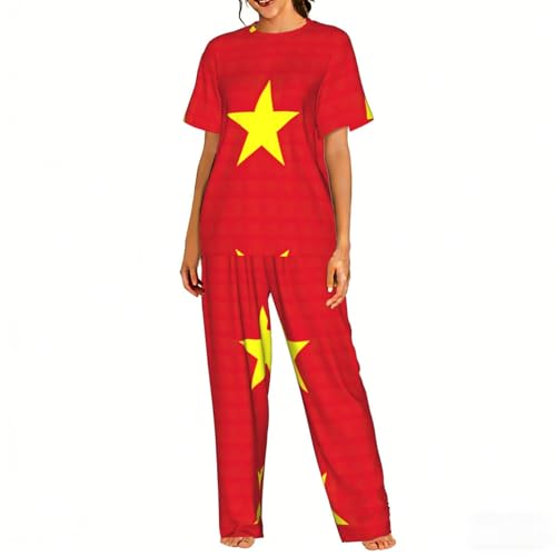 Pyjama vietnamien femme doux contre l'inconfort nocturne en hiver