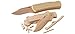 CRKT Nathan's Knife Kit: Wooden Pocket Knife, Drop Point Blade Design with Working Lock Back, Craft Project, Great for Kids 1032, Black