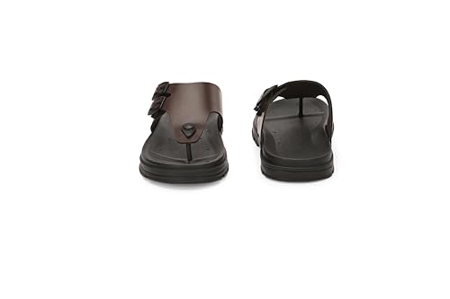 IVRAH Men’s Ethnic Sandals | Stylish Synthetic Chappals with Airmix Sole | Comfortable Traditional Slip-Ons - Image 6