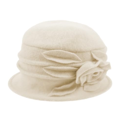 Chapeau cloche laine femme vintage à la forme flatteuse et thermorégulatrice