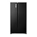Hisense RS677N4AFC Side by Side Kühl – Gefrier - Kombination,179cm, 519 Liter Gesamtkapazität, EEK: C, LED Beleuchtung, Multi Air Flow, Inverter Kompressor, Touch Display, schwarz