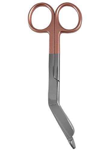 Prestige Medical 5.5 Inch Colormate Lister Bandage Scissor, Rose Gold