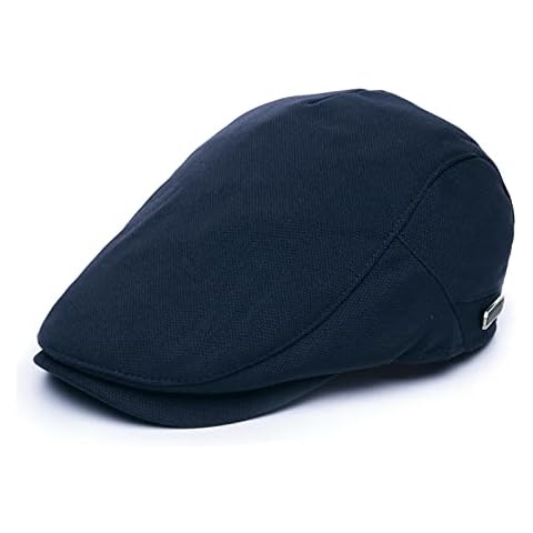 EKMTBJXY Boinas Hombre Gorras de Planas Verano Transpirable Gorras Irlandesa Ajustable Newsboy Casquillo Plano Sombreros Cabbie Gatsby Cap Cover