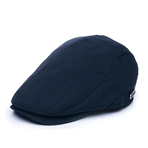 EKMTBJXY Boinas Hombre Gorras de Planas Verano Transpirable Gorras Irlandesa Ajustable Newsboy Casquillo Plano Sombreros Cabbie Gatsby Cap