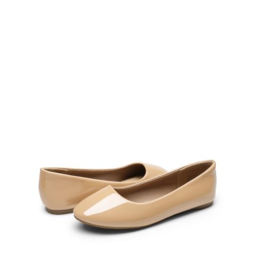 Image of DREAM PAIRS Women's Sole-Simple Ballerina Walking Flats Shoes