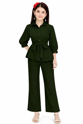 Image of Girls /Women Printed 34 sleeves co- ords set-107