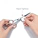 Reyroltay 10pcs Hair Scissors Wrench Universal Tension Key Suitable for Barber Scissors Beauty Shears and Barbering Tools with Adjustment Key Capable of Tightening Screws Spanner (Silver)