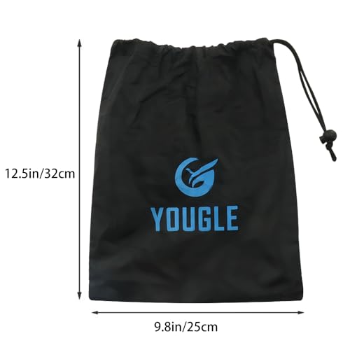 YOUGLE 1/2 Pcs Drawstring Storage Pouch Bag Reusable Dustproof Bag for Outdoor Ditty Stuff, 32x25cm (1PCS)2