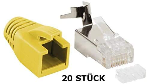 Faconet Confezione da 20 connettori di rete RJ45