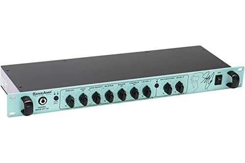 Briskdrop Tech 21 Ged-2112 Geddy Lee Signature Sansamp - Bundle With Xlr Cable, 2 Patch Cables, And Tuner #TOP2