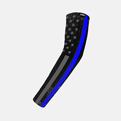 Tactical Thin Blue Line USA Flag Arm Sleeve