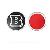 73mm 58mm 52mm BRABUS ロゴ エンブレム ステアリングバッジステッカー用のブラバスGLA C E Sクラス カースタイリングデカール アクセサリー