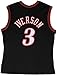 Outerstuff Youth Allen Iverson Philadephia 76ers Black Hardwood Classic Jersey (Youth Medium)