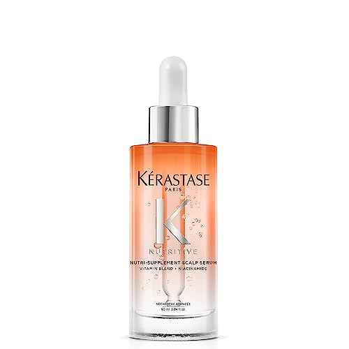 Kérastase Sérum Nutritive Nutri-Supplement Scalp, Para o Couro Cabeludo Seco, Sérum Hidratante, Com Niacinamida, 90ml