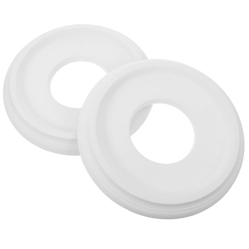 FONDOTIN 2個 シーリングメダリオン 耐久製 簡単取付け 天井装飾ライトベース 室内用シンプルデザイン ホームインテリアエレガントアップグ