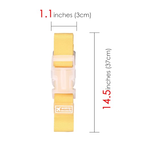 Image of Adorila 6 Pack Add a Bag Luggage Strap, Adjustable Suitcase Belt Travel Accessories, Luggage Connector Straps for Connecting Luggage