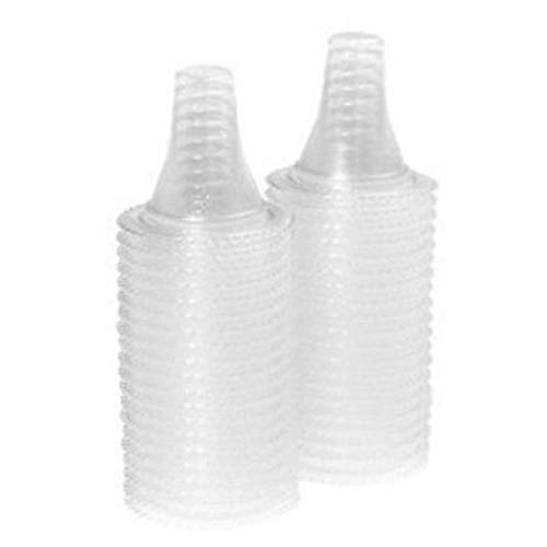 ICYANG 100 Pieces Disposable Ear Thermometer Probe Covers Refill Lens Filters Protective Caps Replacement for Digital Thermoscan Cover Caps Clear