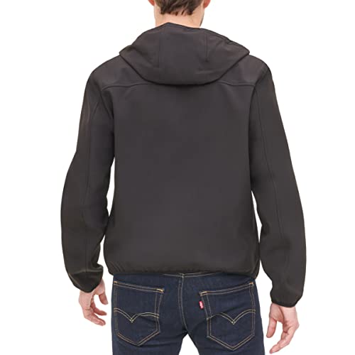 Image of Tommy Hilfiger Men's Lightweight Water Resistant Breathable Hooded Performance Softshell Jacket