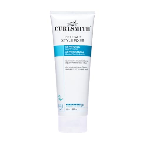Curlsmith - In-Shower Style Fixer Vegan Extreme Hold Styling Gel for Dry Wellig Curly or Coily Hair (8 oz)