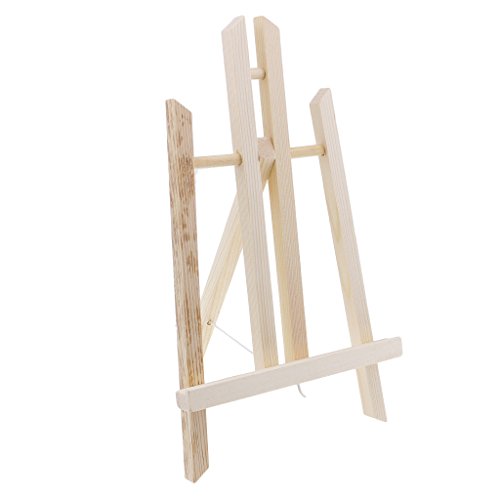 Serenable 3 Pc Dobrável Tripé De Madeira De Pinho Cavalete Art Picture Foto