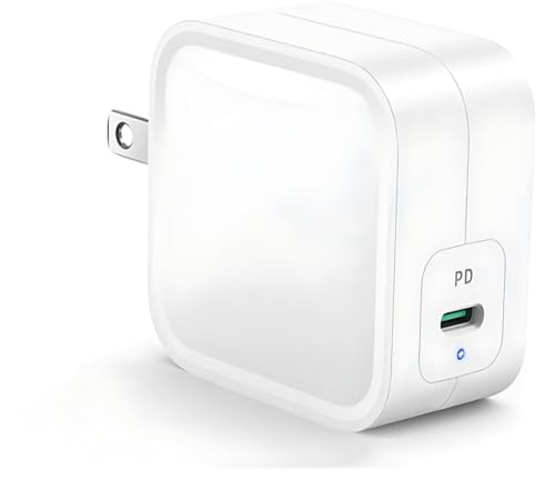 61W USB-C 急速充電器(世界 クラス【GaN (窒化ガリウム) 採用/折畳式/PD対応】 iPhone 11/11 Pro/XR/8、GalaxyS10、MacBook Pro、iPad Proその他USB-C機器対応 PC112 ホワイト