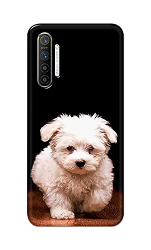 Image of PRINTFIDAA� Printed Hard Back Cover Case for Realme XT | Realme X2 | Oppo K5 Back Cover (Puppy Dog) -2808