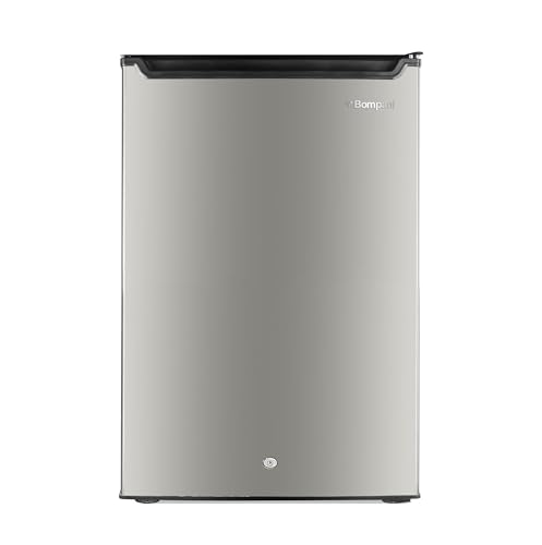 Bompani Upright Freezer 100L Gross / 85L Net, Single Door, Manual Defrost, Lock & Key, R600a Refrigerant, 3 Storage Compartments, Inox Finish - BUF245SN