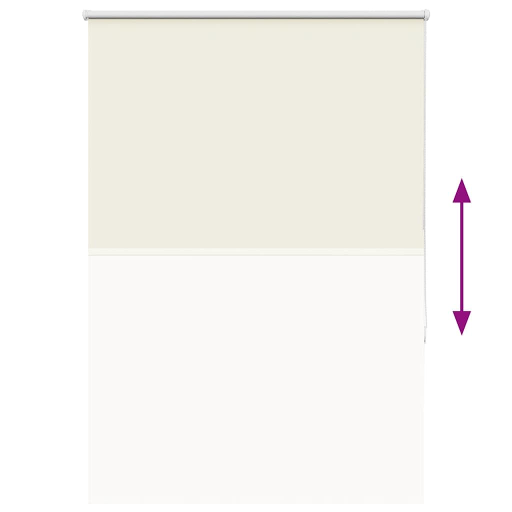 Verdunkelungsrollo, gebrochenes Weiß, 95 x 175 cm | 100 % Polyester, leicht zu reinigen, Wand- oder Fenstermontage, Kindersicherung