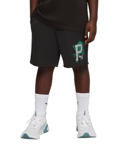 PUMA Jungen Active Sports Shorts 164, Black