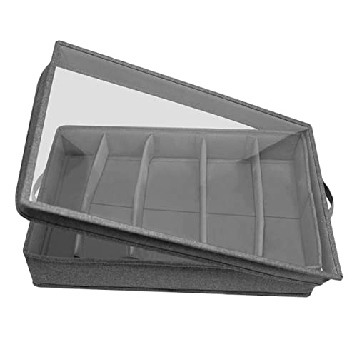 ULTECHNOVO Caja de Almacenamiento de Cubiertos Transparente con Organizador de Utensilios de Cocina Portátil Práctico Mantener Cocina Ordenada