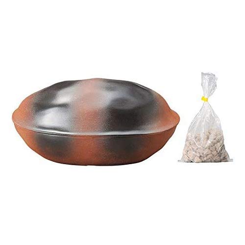 Amazon｜【国内・海外配送対応】萬古焼 ほくほく石焼き芋鍋 電子レンジ