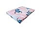 Stitch, Bettlaken für französisches Bett, Bettlaken, Spannbettlaken, Kissenbezug, Rosa, Disney, 100% Baumwolle, offizielles Produkt