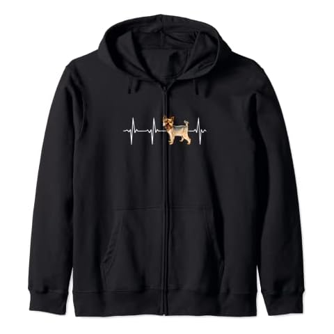 Yorkshire Terrier Heartbeat Love Dog Hoodie Cover