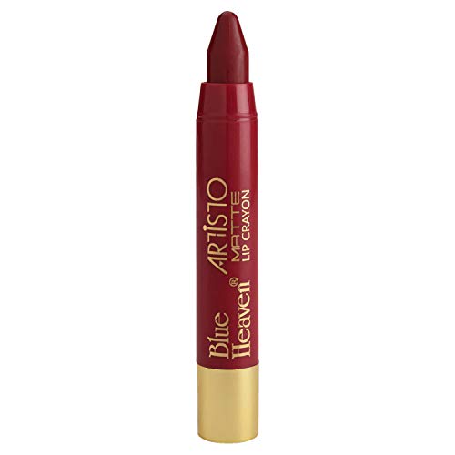 Blue Heaven Artisto Velvet Matte Lip Crayon, Cherry Red, 3.2g