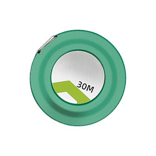 Cinta métrica de acero resistente de 20 m, 30 m, 50 m, retráctil, con funda ABS y correas de cuero, mejoras para construcción, topografía, herramienta de medición profesional de construcción