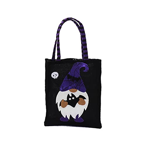 Mini cubos de dulces de Halloween para Halloween Bolsas de truco o trato para niños Bolsa de dulces para niños Bolsa de utilidad, bolsa portátil no tejida de Halloween Cover