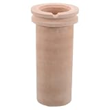 Cabilock Keramik Tiegel 2kg für Gold und Silber, Beige Schmelzschale